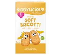 Kiddylicious Banana Soft Biscotti 7+ Months 6 x 20g
