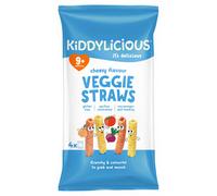 Kiddylicious Cheesy Straws 9+ Months 4 x 12g