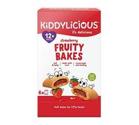 Kiddylicious Fruity Bakes Strawberry Infant Snack 12 Months Multipack 6x22g