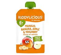 Kiddylicious Mango Apple Banana Yoghurt Pouch 100g