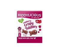 Kiddylicious Raspberry Crispy Tiddlers Multi 12+ months 48g (4x12g)