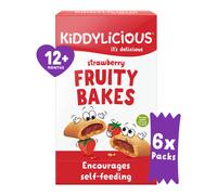 Kiddylicious Strawberry Bakes 12+ Months 6 x 22g