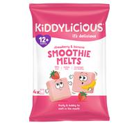 Kiddylicious Strawberry & Banana Smoothie Melts 12+ Months 4x6g