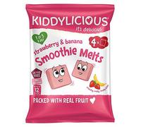 Kiddylicious Strawberry & Banana Smoothie Melts Multipack 4x6g