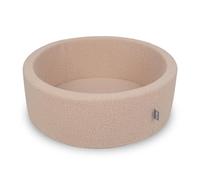 KiddyMoon Ball Pit For Baby With Teddy Plush, Large 7 Cm Balls For A Fuller Ball Pit, From 8 Months, Removable Cover