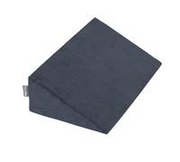 KiddyMoon Children's Foam Wedge Perfect For Kids' Rooms Lightweight Versatile Comfortable Support For Play And Relaxation Soft Fabric Removable Cover, Navy Blue