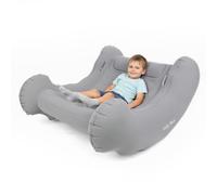 KiddyMoon Inflatable Sensory Rocker Chair For Kids With Pump And Handles, Grey,L