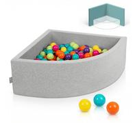 KiddyMoon Soft Ball Pit Quarter Angular ∅ 7Cm / 2.75In For Kids, Foam Ball Pool Baby Playballs, Made In The EU