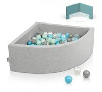 KiddyMoon Soft Ball Pit Quarter Angular ∅ 7Cm / 2.75In For Kids, Foam Ball Pool Baby Playballs, Made In The EU
