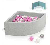 KiddyMoon Soft Ball Pit Quarter Angular ∅ 7Cm / 2.75In For Kids, Foam Ball Pool Baby Playballs, Made In The EU