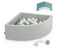 KiddyMoon Soft Ball Pit Quarter Angular ∅ 7Cm / 2.75In For Kids, Foam Ball Pool Baby Playballs, Made In The EU