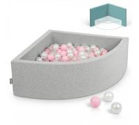KiddyMoon Soft Ball Pit Quarter Angular ∅ 7Cm / 2.75In For Kids, Foam Ball Pool Baby Playballs, Made In The EU