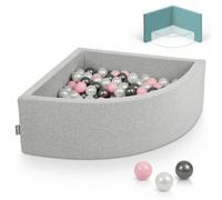 KiddyMoon Soft Ball Pit Quarter Angular ∅ 7Cm / 2.75In For Kids, Foam Ball Pool Baby Playballs, Made In The EU