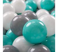 KiddyMoon Soft Plastic Play Balls ∅ 7Cm/2.75In Multi-Colour Made In EU