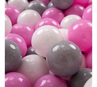 KiddyMoon Soft Plastic Play Balls ∅ 7Cm/2.75In Multi-Colour Made In EU