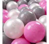 KiddyMoon Soft Plastic Play Balls ∅ 7Cm/2.75In Multi-Colour Made In EU