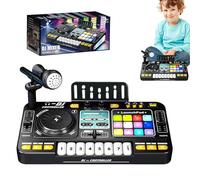 Kidi Dj Mix - Portable Usb Charging Design, Kids Keyboard Table With Colorful Lights, Dj Learning Digital Audio System | Children Musical Instrument For Boys Girls Toddlerss Adults
