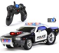 KidiRace RC Remote Control Police Car for Kids Durable, Rechargeable, Easy To Control