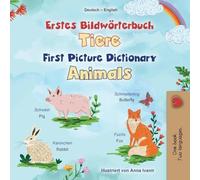 Kidkiddos Books First Picture Dictionary - Animals (German English Bilingual Kidkiddos Books Multicolor