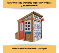 KidKraft Hobby Workshop Wooden Playhouse (Collection Only)