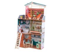 KidKraft Marlow Dollhouse Kids Wooden Dolls House for 12 Inch Size Dolls NEW