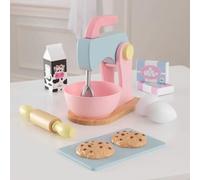 Kidkraft Pastel Baking Set | Play Kitchen Accessory Set | Toy Mixer