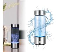 Kidmis Hydrogen Water Bottle, 2024 Hydrogene Health water, Portable Hydrogen Water Ionizer Machine, Hydrogen Water Generator, Hydrogen Rich Water Glass Health Cup for Home and Travel (1)