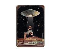 Kidnapping The Universe Retro Poster Metal Tin Sign Chic Art Retro Iron Painting Bar People Cave Cafe Family Garage Poster Wall Decoration 8x12inch(20x30cm)