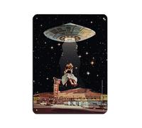 Kidnapping The Universe Retro Poster Metal Tin Sign Chic Art Retro Iron Painting Bar People Cave Cafe Family Garage Poster Wall Decoration 12x16inch(30x40cm)