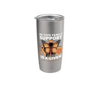 Kidney Cancer Awareness Month Support is A Given Butterfly Stainless Steel Insulated Tumbler