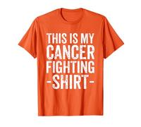 Kidney Cancer Awareness This Is My Cancer Fighting Orange T-Shirt