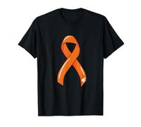 Kidney Cancer Ribbon Orange Survivor Fighter Chemo T-Shirt