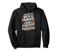 Kidney Cancer Survivor Awareness Quote Pullover Hoodie