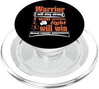 Kidney Cancer Warrior I Will Stay Strong I Will Fight I Will PopSockets PopGrip for MagSafe
