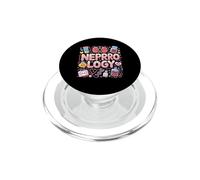 Kidney Dialysis Nurse Stethoscope Nephrology Technician PopSockets PopGrip for MagSafe