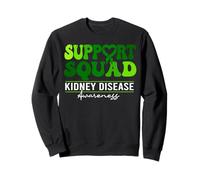 Kidney Disease Awareness support squad kidney disease groovy Sweatshirt
