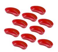 Kidney Dish/Tray/Bowl Medical Supplies Surgical Dental General Purpose Polypropylene 4 Sizes, Pack of 10 (Red, 200mmx 100mm x 45mm)