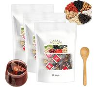 Kidney Formula Ginseng Six Treasure Tea, Kidney Ginseng and Wolfberry Tea for Men and Women (3 Boxes)