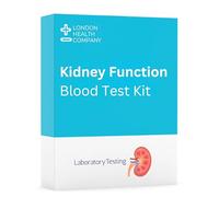 Kidney Function Blood Test. Complete Home Sample Collection kit for Laboratory Analysis & Report. Tests Parameters include Creatinine, Urea, Uric Acid, Calcium, Albumin