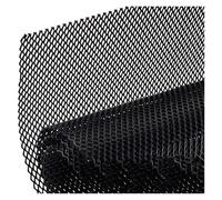Kidney Grill Aluminium Racing Car Insert Bumper Grille Grill Mesh Net Vent Black Silver Tuning Universal Protector Home Garden DIY 100x33cm Front Grille(BK Diamond 3x6MM)