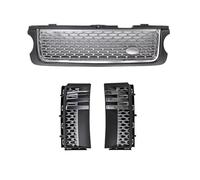 Kidney Grill For Land For Rover For Rang For Rover For Vogue 2010 2011 2012 Front Bumper Mesh Grill Fenders Autobiography Style Accessories Front Grille(Grey silver 3QTY)