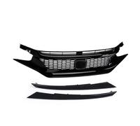 Kidney Grill Front Grille Racing Grill Net Car Grid Splitter Upper Bumper Hood Mesh Grills For Civic 10th Gen 2016 2017 2018 2009 2020 2021 Front Grille(19-20 Type b)