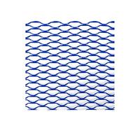 Kidney Grill Universal Protector 100x33cm Aluminium Racing Car Bumper Grille Grill Mesh Net Vent Black Silver Red Blue Tuning Front Grille(Blue Seagull 8x25mm)