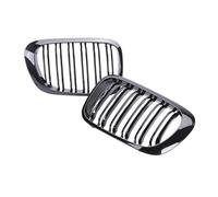 Kidney Grille Compatible With BMW For E46 1998 1999 2000 2001 2 Or 4 Doors Gloss Black Car Front Kidney Grill Racing Grille Accessories(2 door,Double)