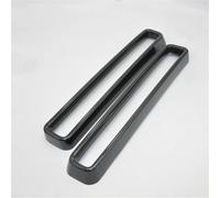 Kidney Grille Double Slats 2pcs Red Front Grill Grille Inserts Cover Trim For Dodge For Challenger 2015 2016 2017 2018 2019 2020 Double Bar Grill(Carbon fiber pattern)