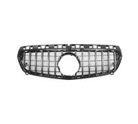 Kidney Grille For A-Class W176 A180 A200 A250 A45 For AMG 2013-2015 Car Front Bumper Grille For GTR Diamonds Style Front Bumper Grille(G-Silver)