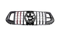 Kidney Grille For Benz W167 For GLE-Class GLE350 GLE450 2020+ Front Bumper Grille Upper Cover GT Diamond Sports For AMG Grill Front Grills(B*RS G*T Red Carbon)