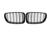 Kidney Grille For BMW 1 Series E81 E87 07-11 Black And Glossy M-Color Double Grille Replacement Racing Front Bumper Grilles Bumper(Double-Matte Black)