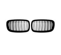 Kidney Grille for BMW X5 E70 2006-2013 Dual Slat Gloss Black Heat Resistant ABS Aerodynamic Protection Exterior Styling Performance Upgrade,Double row