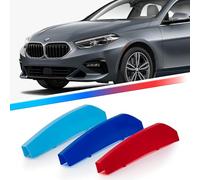 Kidney Grille Insert Clips 3pcs - Car Front Grill Mesh M-Sport Covers, Grille Insert Trims Strips, ABS Snap-on Front Grill Trim for B-M-W F44 Gran Coupe 2020 & up (7 Slats)